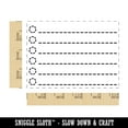 thumbnail image 2 of Bulleted To Do Dotted Lines Checklist Check List Rectangle Rubber Stamp Stamping Scrapbooking Crafting - Large 2.5in, 2 of 7