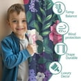 thumbnail image 3 of Blackout Kids Curtains,Pioneer Flower Floral Print Pattern Childrens Insulated Curtains Set Of 2,Bedroom Essentials,Toddler Room Decor 42"x54", 3 of 5