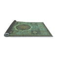 thumbnail image 2 of Ahgly Company Indoor Rectangle Oriental Light Blue Modern Area Rugs, 8' x 12', 2 of 4