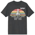 thumbnail image 6 of NASA Colorful Semi Circle Art Juniors Anthra Melange T-shirt-3XL, 6 of 7