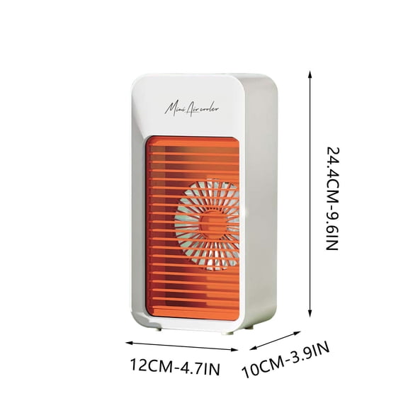 Desk Fan Portable Air Conditioner Fan USB Charging Conditioner Cooler Desktop Portable Spray Fan Small -cooled Fan Tower Fan for Indoor Outdoor Office Bedroom