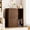 Walnut, variant on Toauuo 31.5" Cat Litter Cabinet with Cat Tree, Concealed Litter Furniture with Dual Cat Doors & Storage Shelves, Scratching Post, Modern Pet Side Table for Living Room Bedroom