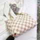 thumbnail image 2 of Bolso de hombro informal y esponjoso para mujer, bolso a cuadros para otoño e invierno, 2 of 9