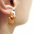 thumbnail image 5 of Soumake 3D Animal Shape Women Earrings Bite Posture Alloy Cartoon Adorable Stud Earrings Jewelry Accessory Fashion, 5 of 8