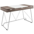 thumbnail image 1 of Modway Panel Writing Office Desk With Storage Drawers In Birch, 1 of 5