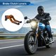 thumbnail image 2 of Palancas de freno y embrague cortas y largas para Kawasaki ZZR600 05-09, palanca de freno ajustable de motocicleta, aleación de aluminio, mango naranja con punta negra, 2 of 6
