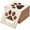 Coconut Brown, variant on 30pcs Dog Paw Print Wood Cutouts Unfinished Wood Ornament Pet Paw Wood DIY Craft Art Projects 10x10cm Wooden Cutouts for Crafts, Home Decor, Embellishments