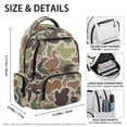 thumbnail image 5 of Pzuqiu Study Capybara Boys School Backpack Large Capacity Lightweight Bookbags Casual Shoulder Rucksack 17 Inch School Bags for Kids Teenagers Students Laptop Daypack Age 6-18, 5 of 7