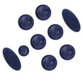 thumbnail image 3 of LeeQinersw 9 Pieces Universal Polished Saxophone Sax Key Buttons Inlays Woodwind Blue, 3 of 9