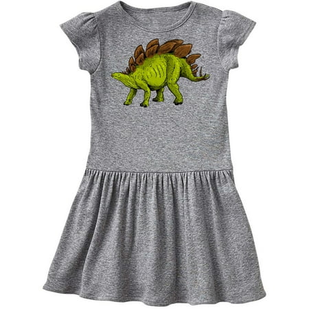 

Inktastic Smiling Stegosaurus Gift Toddler Girl Dress