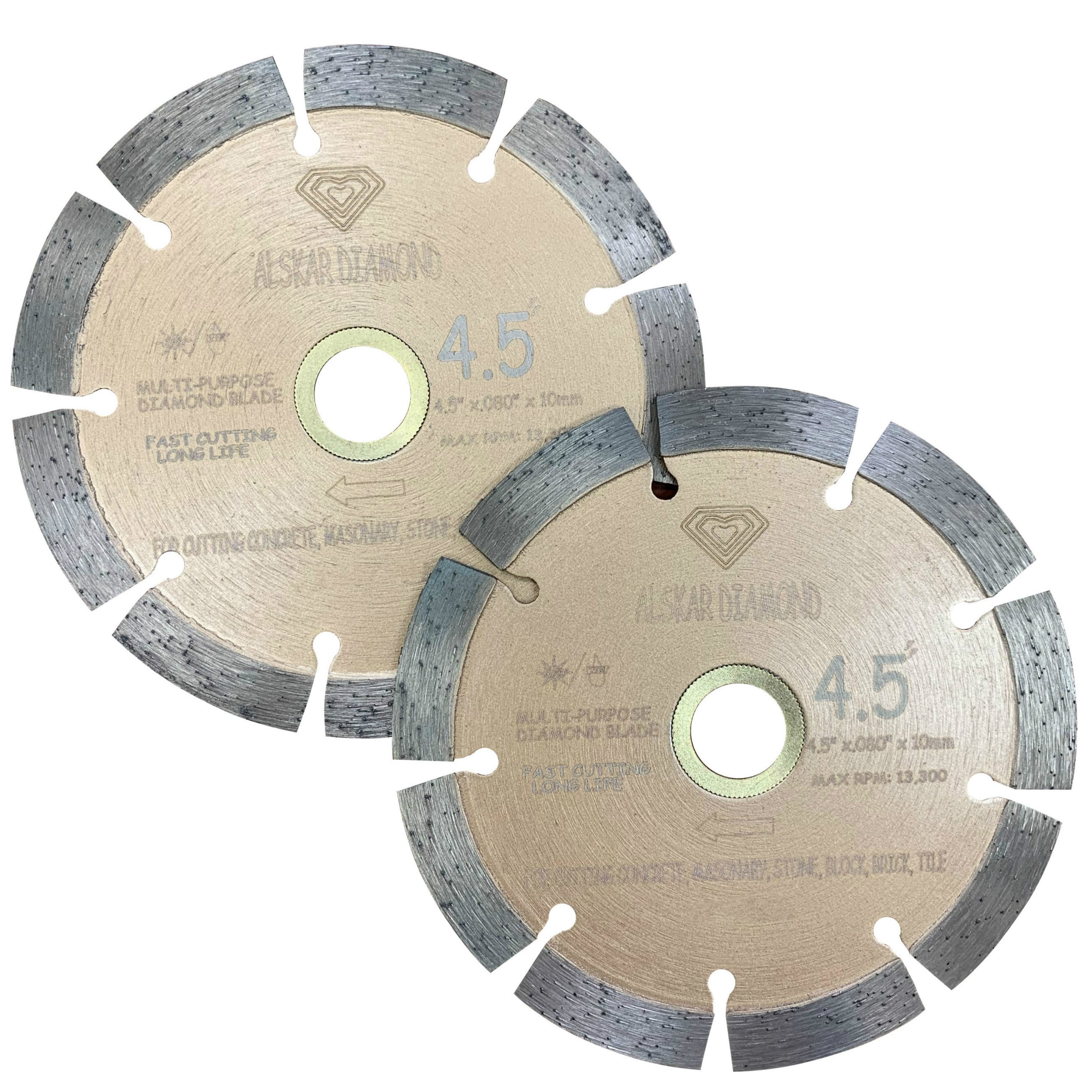 4.5" 12 x Premium Diamond Concrete Stone Bricks Cutting Blade Disc 115mm 