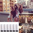 thumbnail image 4 of 6 Pcs White Confetti Cannons, Biodegradable Confetti Wedding Party Poppers 11cm with Twisting Black Turntable to Left, 4 of 5