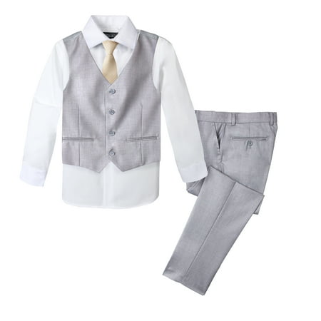 

Spring Notion Boys Formal 4-Piece Set Light Grey