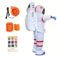 thumbnail image 5 of Adult Inflatable White Space Suit Perfect For Halloween Cosplay And Stage Performance Space Suit Design Astronaut Dress Up,Height 59"–74.8",Astronaut, 5 of 6