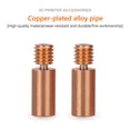 thumbnail image 1 of Kuymtek 2x Heatbreak de cobre bimetálico para la garganta del bloque del calentador E3D V6 Hotend (liso), 1 of 7