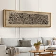 thumbnail image 5 of IDEA4WALL Extra Large Framed Canvas Print Wall Art Black and Tan Neutral Tone Landscape Illustration Abstract Geometric Shape Wall Decor Vintage Oversized Artwork for Living Room - 60"x20", 5 of 5