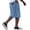 12# Light Blue, variant on Corduroy Shorts for Men Lightweight Baggy Work Resort Short Pants Knee Length Summer Casual Bermuda Shorts with Pockets Gray XL