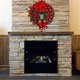 thumbnail image 3 of Guirnalda de Navidad Flores artificiales Rojas 25 cm Guirnaldas de Navidad Guirnalda de chimenea de Navidad Interior Decoración de Navidad al aire libre para puerta Pared Ventana Chimenea de pared Xemadio ZYY-2586, 3 of 5