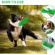 thumbnail image 4 of Dog Toy, Indestructible Dog Toy, Squeaky Rubber Dog Toys, Interactive Dog Toys for Cleaning Teeth of Small, Medium and Large Dogs(Green), 4 of 5