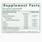 Kapiva Pure Himalayan Shilajit Gummies – 500 mg | 60 Gummies | 30 Days Supply | Up to 70% Fulvic Acid | With 80+ Minerals for Daily Vitality & Wellness | Ginger Honey Flavour