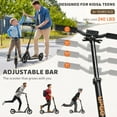 thumbnail image 7 of UPGO Kick Scooter for Ages 6+, Kids, Teens & Adults, 240 LB Max Load, Foldable, 8-Inch Wheels, Orange, 7 of 7