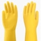thumbnail image 1 of Guantes lavavajillas de látex de caucho natural amarillo - Resistentes al aceite, con textura de agarre - para limpieza de cocina, jardinería, baño de mascotas, duraderos y cómodos, 1 of 2