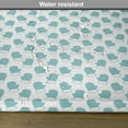thumbnail image 6 of Ambesonne Turquoise Place Mats Set of 4, Winter Snow Gloves, Standard Size, White and Pale Blue, 6 of 6
