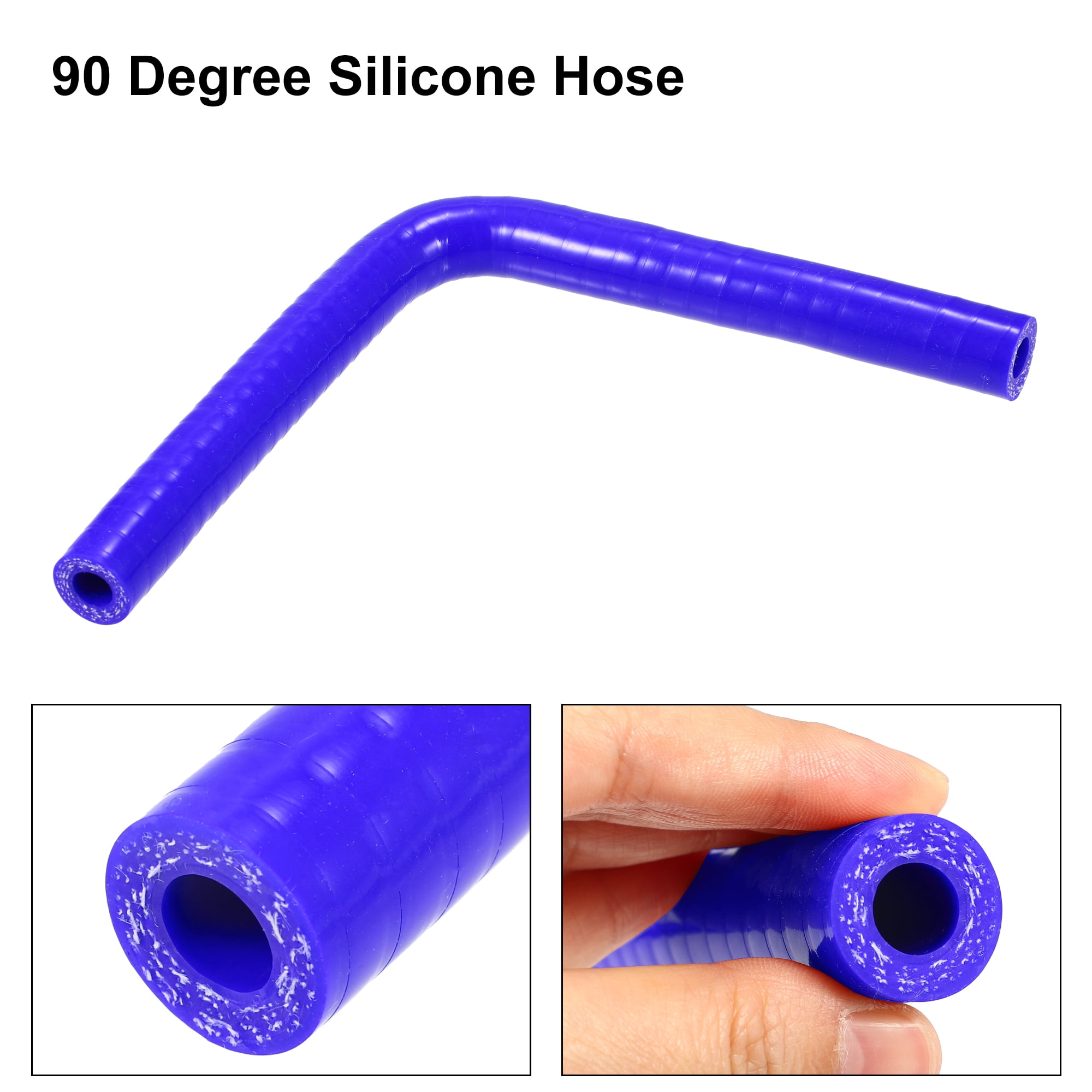 90 Degree Silicone Elbow Blue 254mm Leg Length - Hoseworld