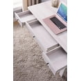 thumbnail image 2 of Bureau Style Artisan Q-Max avec Trois Tiroirs - Rangement et Commodité en Chêne Blanc Classique, 2 of 4