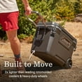 thumbnail image 2 of Coleman Convoy Series 65-Quart Hard Cooler with Wheels, up to 48 Cans, Brown Walnut Color, 2 of 7