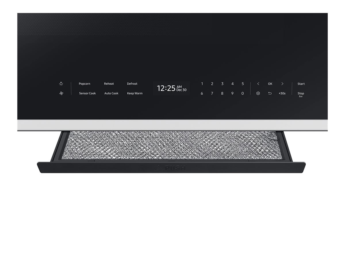 Samsung ME21DB670012 2.1 Cu. Ft. White Glass Over-the-Range Microwave
