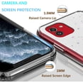 thumbnail image 3 of Compatible with Samsung A03 Case Cute Glitter Clear Sparkly Cases Shockproof Samsung Galaxy A03 Phone Case for Women Girls Silicone Slim Bling Protective Cover (Clear), 3 of 14