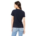 thumbnail image 2 of Bella Canvas 6400 - Relaxed Short Sleeve Jersey T-Shirt, M, Solid Navy Triblend, 2 of 3