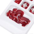 thumbnail image 4 of Lot de 24 faux ongles pour orteils, pour femmes et filles, artificiels, à couverture complète, 4 of 4