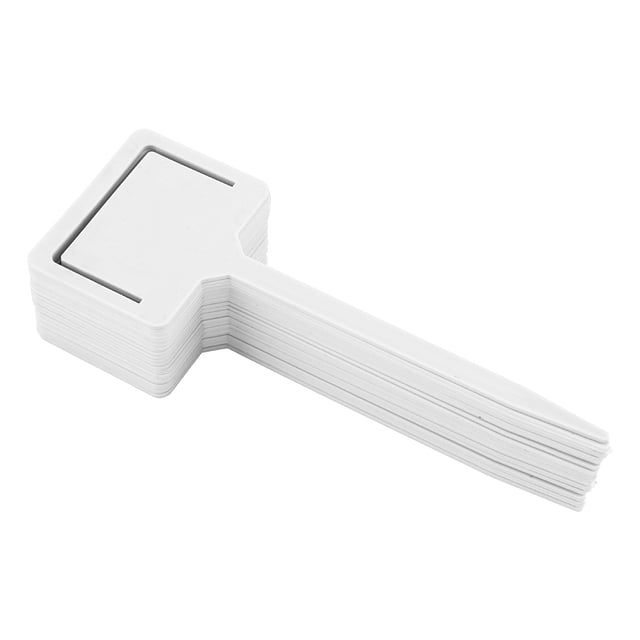 20 piezas PVC impermeable duradero jardinería flor planta etiqueta etiquetas jardín semilla estaca herramienta blanco