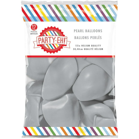 Ballons perlés de qualité hélium de PARTY-EH! de 12 po