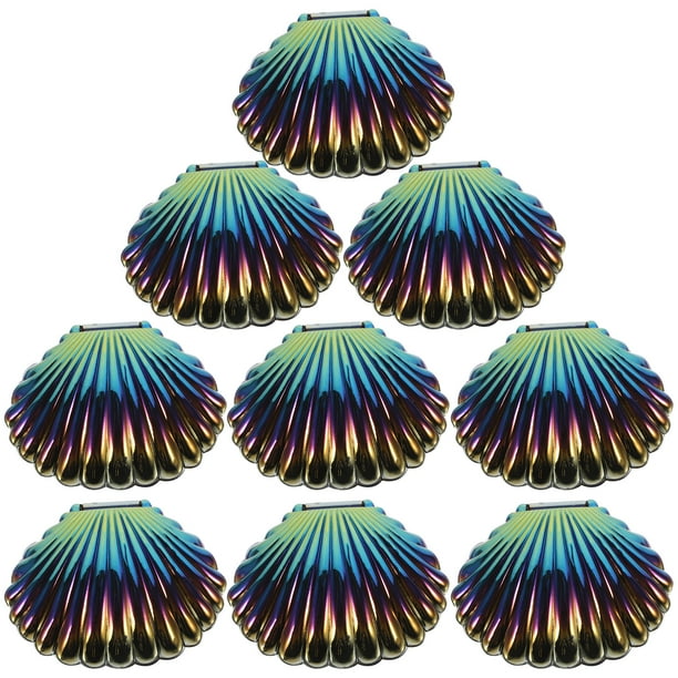 KAKOWELY 10 cajas de dulces con forma de concha marina, ideal como recuerdo de fiesta o para guardar joyas.