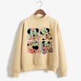 thumbnail image 1 of Sudaderas con capucha navideñas de cuello alto, sudadera de dibujos animados Kawaii de Minnie, Sudadera con capucha de Mickey Mouse de Disney, ropa para niña, sudaderas superiores, 1 of 5