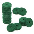 thumbnail image 3 of Almohadillas de fieltro redondas de lana pura verde para teclado de piano, 180 unidades, accesorio para instrumento musical, 3 of 14