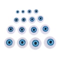 thumbnail image 2 of 16 Piezas de Plástico Medio Ojos de Seguridad Yotijar Muñeca de acrílico globo ocular, 2 of 10