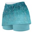 thumbnail image 4 of Abomasnow Tennis Skirts for Women Summer 2-in-1 Tummy Control Skirts with Shorts Floral Print High Waisted Stretchy Athletic Skorts on Clearance, 4 of 6