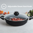 thumbnail image 6 of Swiss Diamond 11" (28cm) Nonstick Aluminum Wok w/Lid | HD Classic, 6 of 9