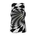 thumbnail image 5 of Gaeub 3D Vortex Illusion Men's Athletic Tank Top, Workout Sleeveless Shirts, Running Tank Tops for Gym, Running, Training - 3X-Large, 5 of 9
