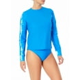thumbnail image 3 of Time and Tru High Neck Nylon Spandex Rash Guard (Women's), 1 Count, 1 Pack, 3 of 3