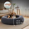 thumbnail image 3 of Cama para Perro Mediano, diseño antiestrés, Cama Lavable con Funda extraíble intercambeable, Felpa ultrasuave, Forro Interno, Soporte ortopédico Memory Foam, Base Impermeable, 3 of 8