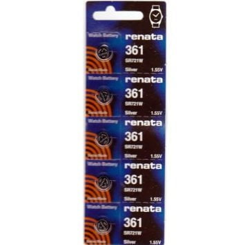 361 Watch Battery - #361 Renata Watch Batteries 5Pcs