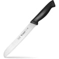 thumbnail image 1 of Humbee 8 Inch Cuisine Pro Serrated Bread Knife, Premium Stainless Steel Wave Edge Razor Sharp Blade Knife for Bread, Dishwasher Safe, NSF Certified, Black, 1 of 7