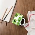 thumbnail image 4 of Rateoe Green Kiwi Pattern Passport Holder Wallet Leather Mulit-purpose Travel Wallet Credit Cards Case ,Passport Cover for Women Men-6.5 in, 4 of 6