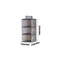 thumbnail image 5 of Multi-Layer Hanging Closet Organizer Bag with Foldable, Dustproof Storage for Clothes, Shoes, and Accessories, 5 of 8