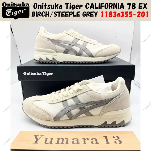 Onitsuka Tiger CALIFORNIA 78 EX BIRCH/STEEPLE GREY 1183a355-201 Unisex Size